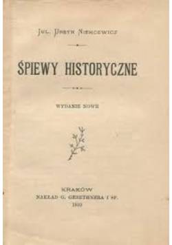 Śpiewy historyczne 1899r.