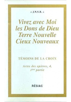 Vivez avec moi les dons de Dieu