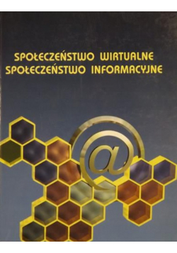 Społeczeństwo wirtualne Społeczeństwo informacyjne