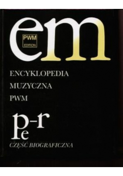 Encyklopedia muzyczna PWM p r