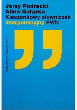 Kieszonkowy słowniczek interpunkcyjny PWN