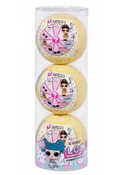LOL. Surprise 3-Pack Confetti Asst (4szt)