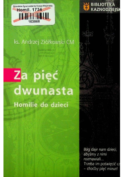Za pięć dwunasta homilie dla dzieci