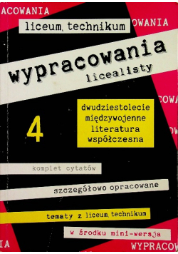 Wypracowania licealisty