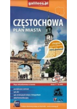 Plan miasta wodoodporny - Częstochowa 1:16 000