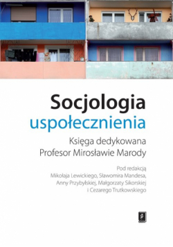 ) - Socjologia uspołecznienia