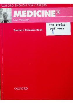 Oxford English for Careers  Medicine 1 Teacher s Resource Book