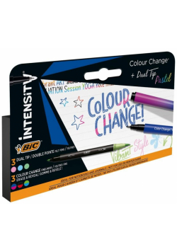 Intensity Color Change + Pastel Dual Tip 6 kolorów
