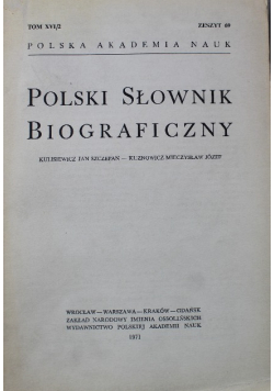 Polski Słownik Biograficzny Tom XVI / 2 Zeszyt 69