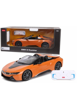 Auto R/C BMW i8 Roadster Rastar 1:12 pomarańczowy