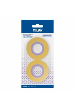 Taśma przezroczysta 12mm x 33m 2szt MILAN