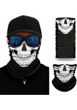 Chusta bandana antybakteryjna - zamknieta czacha