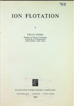 Ion flotation