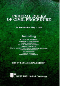 Federal Rules of Civil Procedure