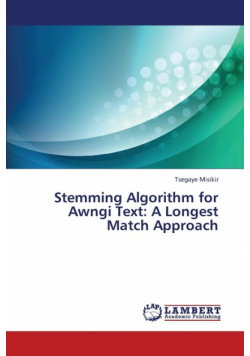 Stemming Algorithm for Awngi Text