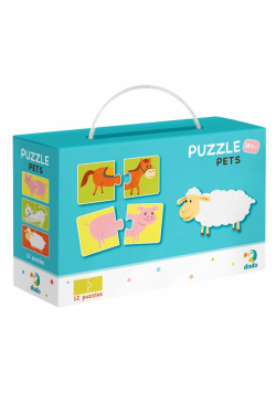 Puzzle 12x2 Zwierzęta