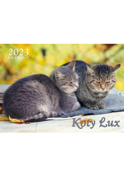 Kalendarz 2023 ścienny Lux Koty