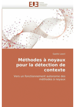 Méthodes à noyaux pour la détection de contexte