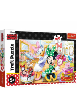Puzzle 100 Minnie w salonie kosmetycznym TREFL