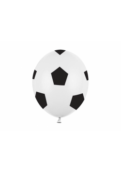 Balony Piłka Pure White 30cm 6szt