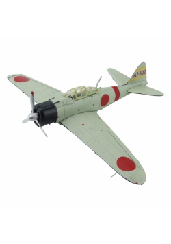Puzzle Metalowe Model 3D - Samolot Mitsubishi A6M