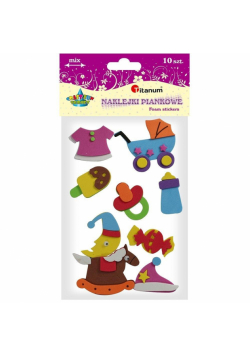 Naklejki piankowe 3D baby mix 10szt