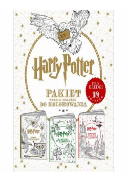 Harry Potter. Pakiet trzech książek do kolorowania