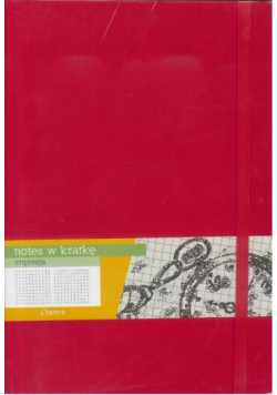 Notes B5 Kratka Impresja Czerwony ANTRA