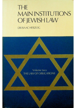 The Main Institutions of Jewish Law
