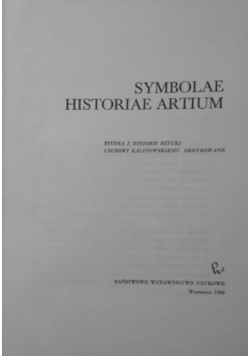 Symbolae Historiae Artium