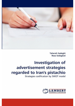 Investigation of Advertisement Strategies Regarded to Iran's Pistachio