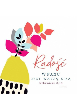 Podstawka korkowa - Radość w Panu