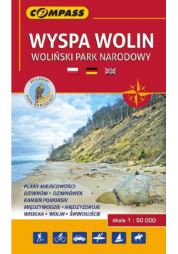 Mapa tur. - Wyspa Wolin, Woliński PN 1:50 000