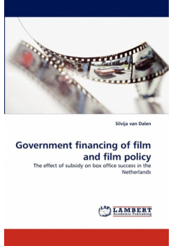 Government Financing of Film and Film Policy