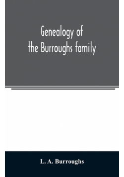 Genealogy of the Burroughs family
