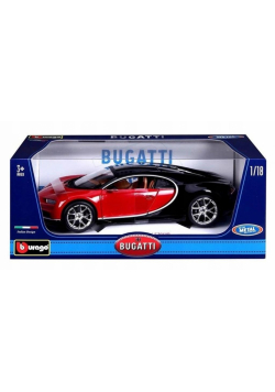 Bugatti Chiron 1:18 czerwony BBURAGO