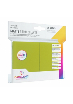 Gamegenic: Matte Prime CCG Sleeves 66x91mm Lime