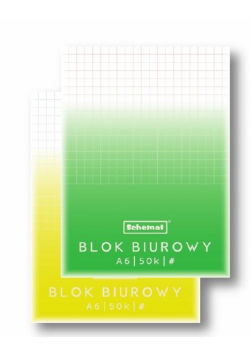 Blok biurowy A6/50K kratka (20szt)