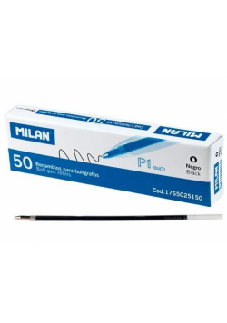 Wkład do długopisu czarny (50szt) MILAN