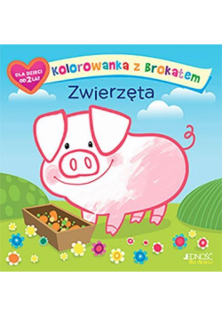 Kolorowanka z brokatem. Zwierzęta