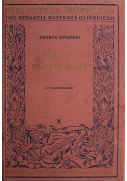 Ignacy Jan Paderewski 1928 r.