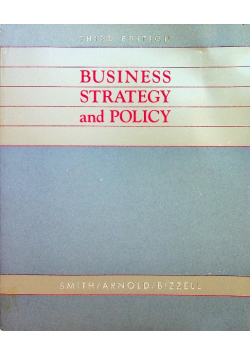 Business strategy and policy