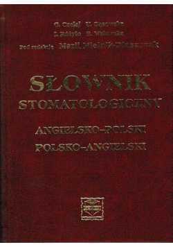 Słownik stomatologiczny angielsko polski polsko angielski