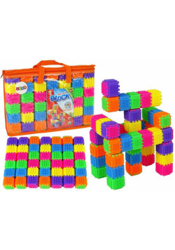 Klocki wafle kolorowe 182szt