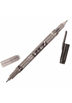 Flamaster Brush pen Fudenosuke Twin tip (6szt)