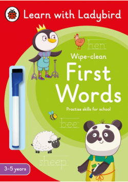 First Words: A Learn with Ladybird Wipe-Clean Activity Book 3-5 years