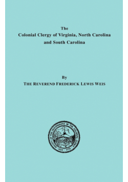 Colonial Clergy of Virginia, North Carolina and South Carolina