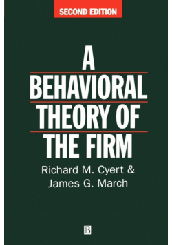 Behavioral Theory of the Firm