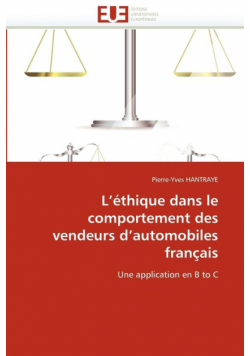 L''éthique dans le comportement des vendeurs d''automobiles français