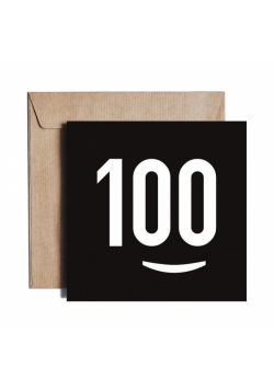Karnet kw 100% Birthday / Urodziny KZ14